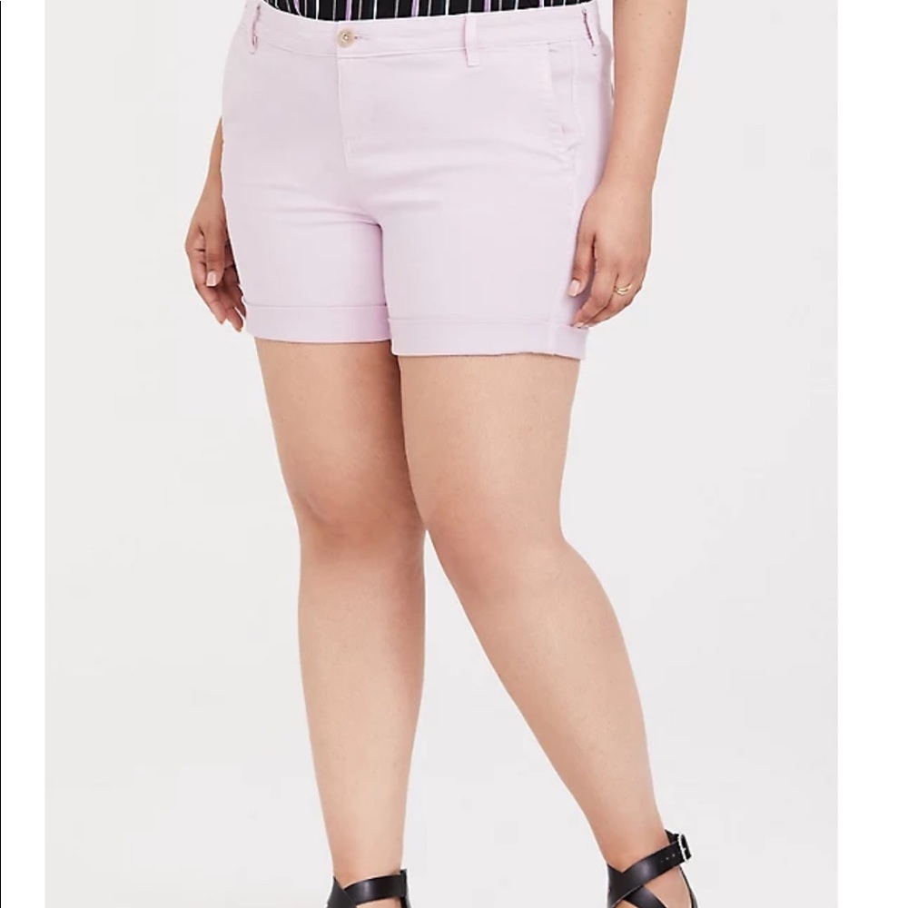 Nwt Torrid size 10 Chino Lilac Purple Shorts